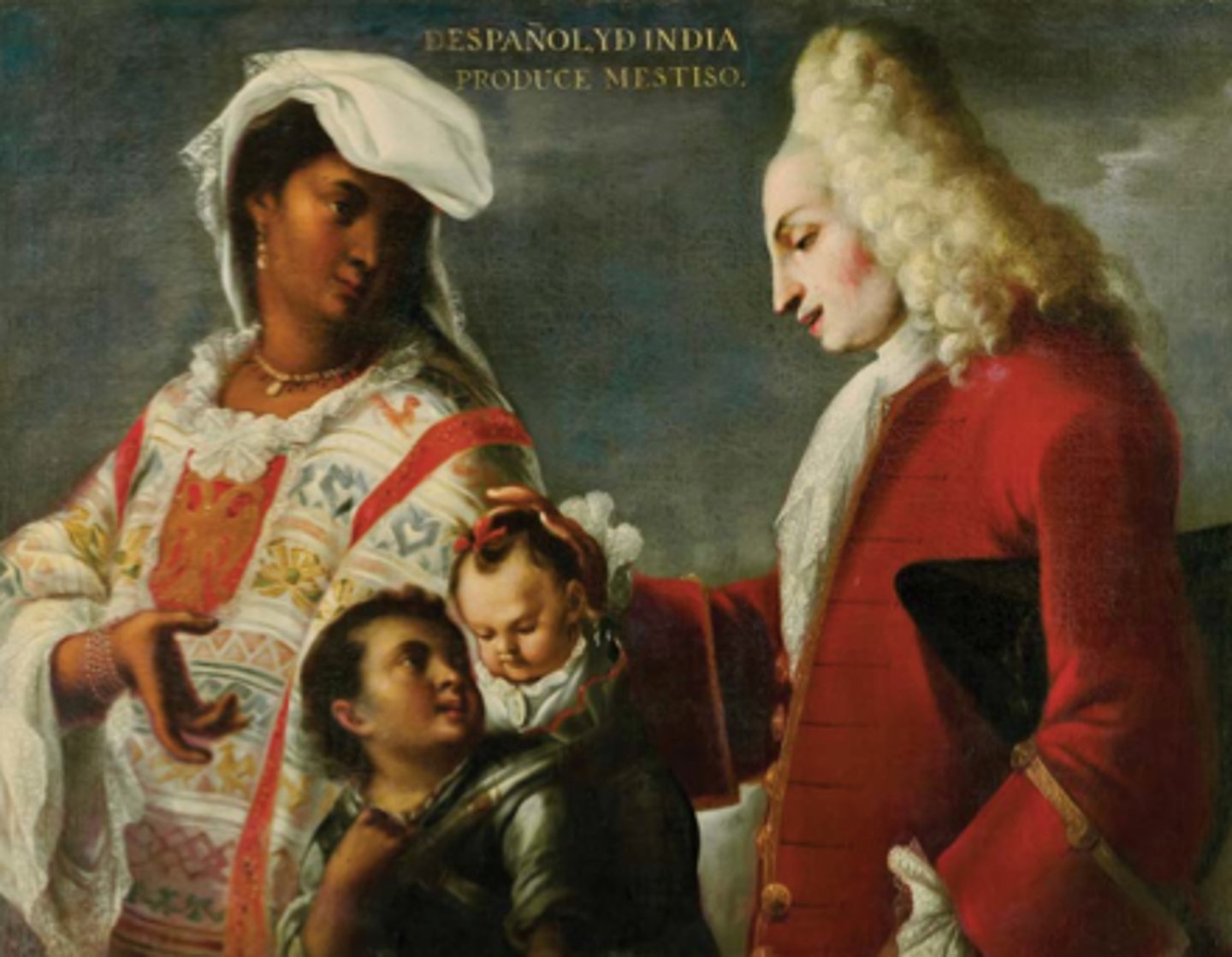 <p>Attributed to Juan Rodríguez Juárez. c. 1715 C.E. Oil on canvas.<br><br>Pinturas de castas (caste paintings). Reflects Mary, Joseph, and Jesus models. Meant to teach Spain about the New Spanish caste system. Commissioned by Spanish elites to warn about ethnic mixing.</p>