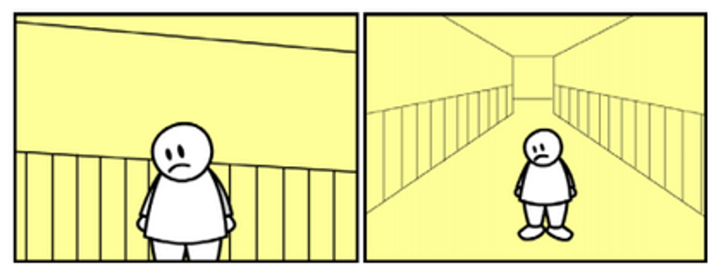 <p>communities the primary mood, action or ideas of a scene, animators, ol &amp; ft define it as the representation of any idea so that it completely and unmistakebly clear.</p>