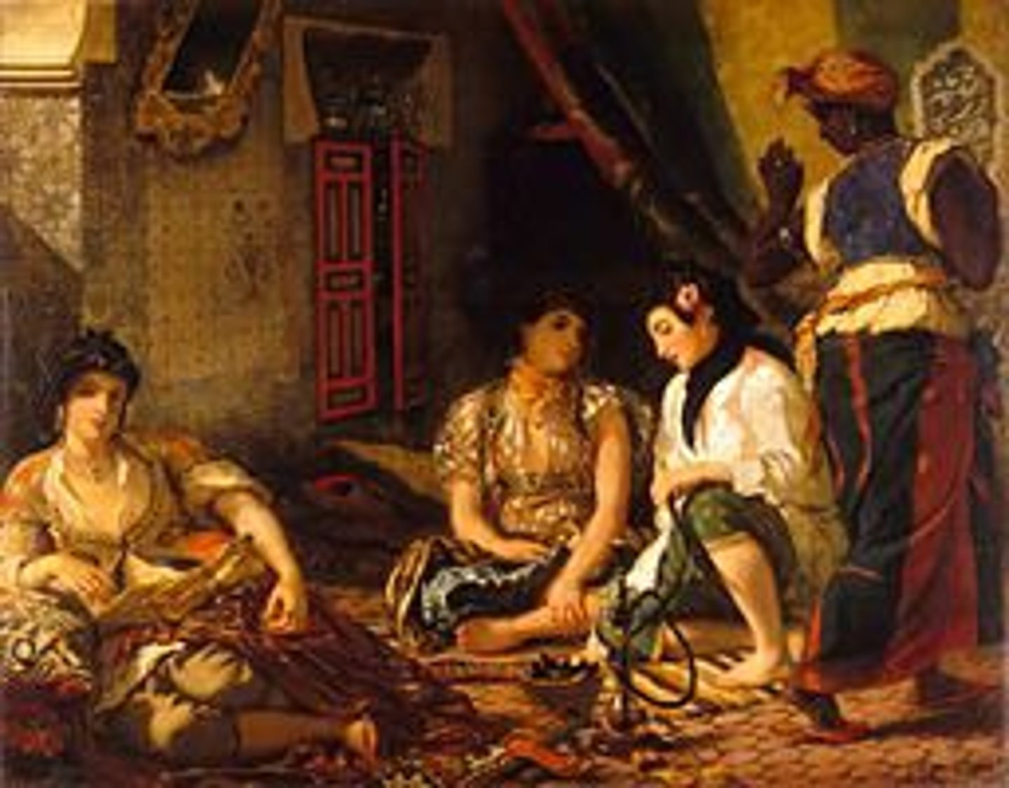 <p>Eugène Delacroix ; orientalisme vécu en Algérie</p>