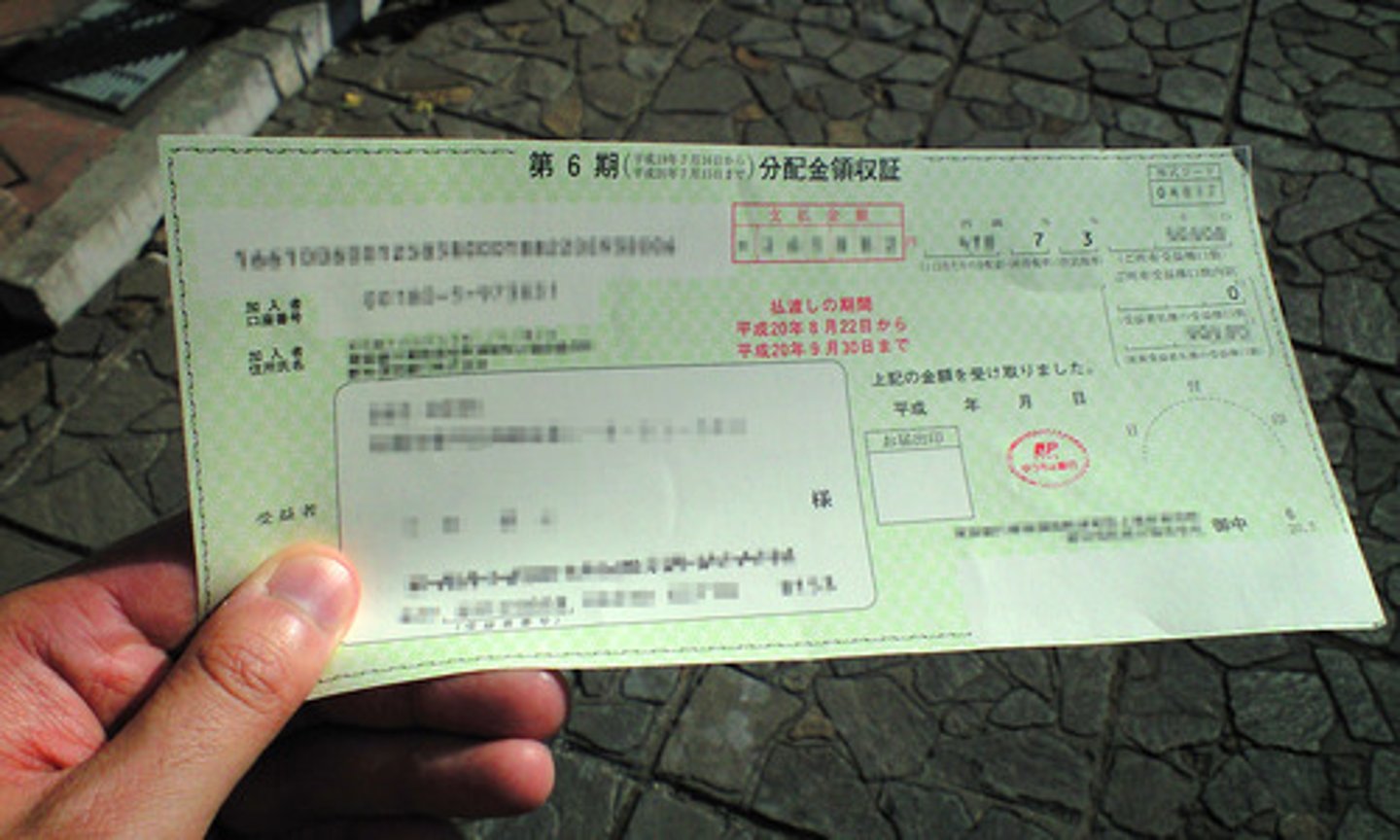 <p>earnings distributed to stockholders.(where shareholders receive money for their shares)</p>