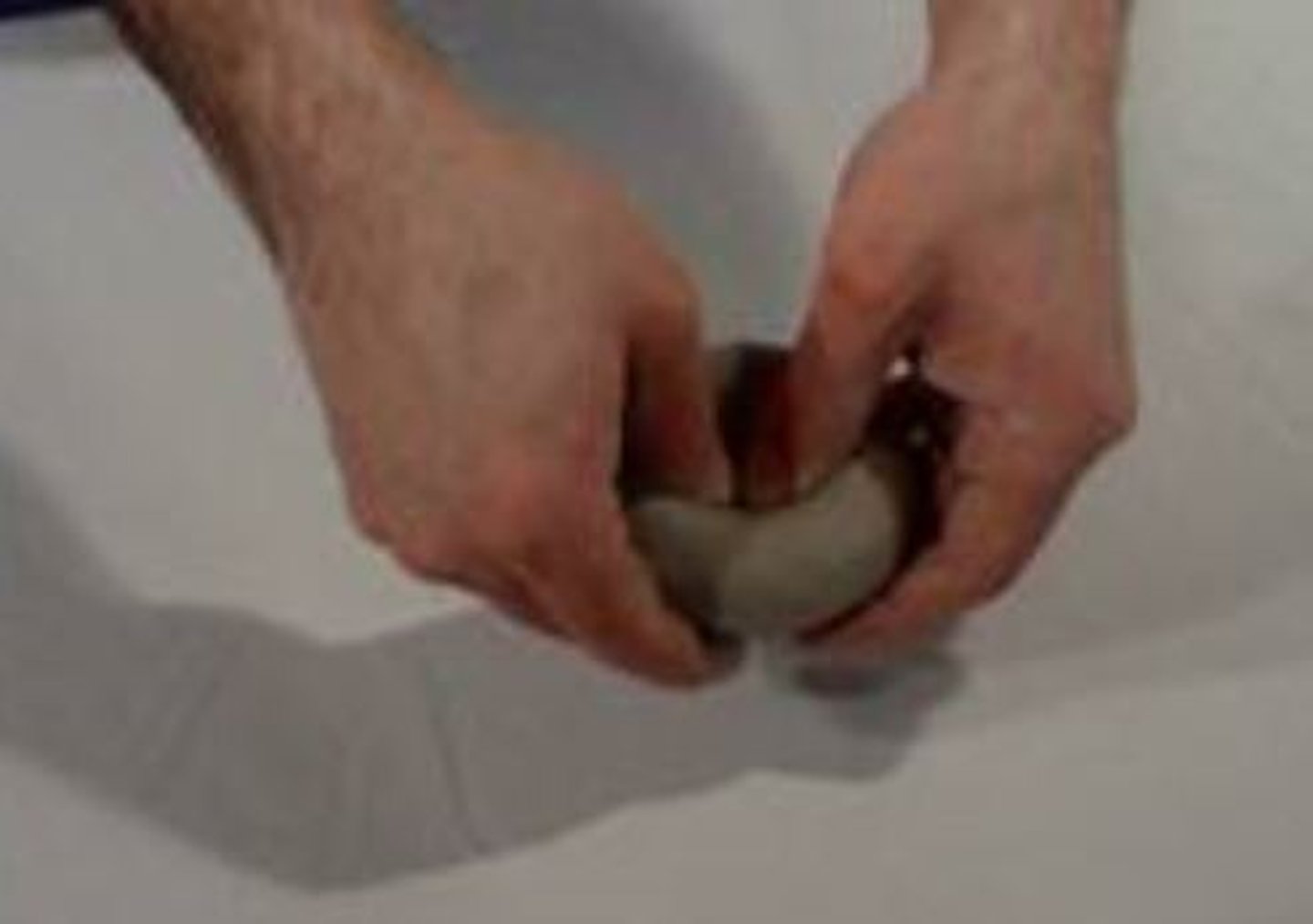 <p>working with clay without a pottery wheel.</p>