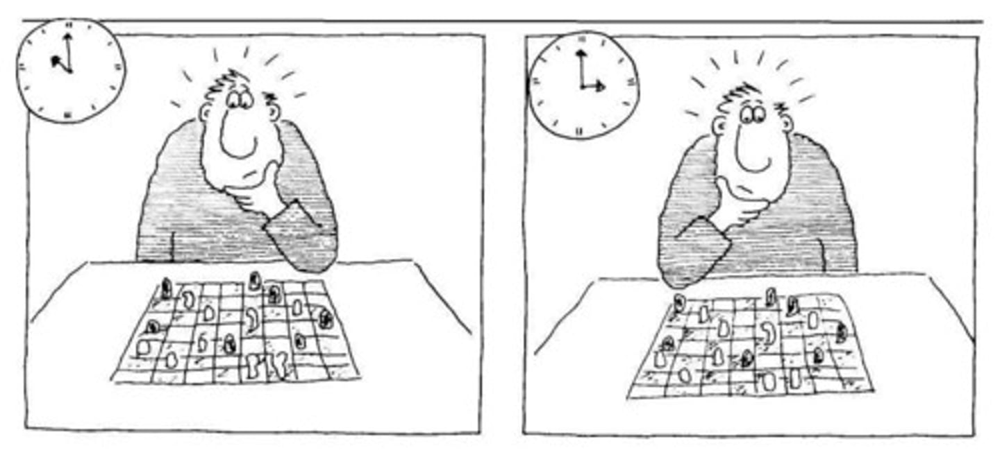 <p>Give yourself time to think it over.</p>