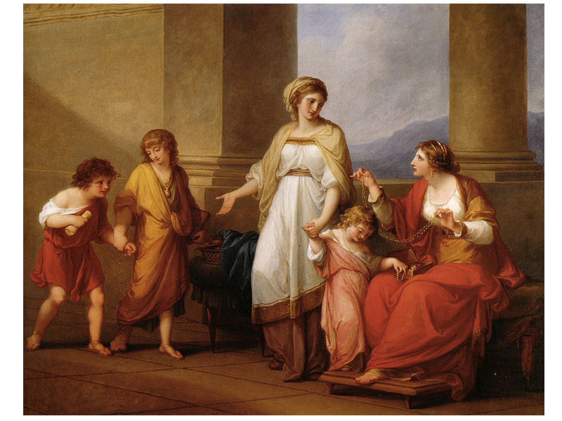 <p><em>Cornelia Point to her Children as her Treasures</em></p>