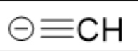 <p><strong>HC≡C<sup>-</sup> </strong>(acetylide anion)</p>