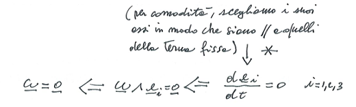 <p>il moto traslatorio si dice se durante il moto la traiettoria di due punti qualsiasi genera due rette parallele</p><ul><li><p>3 gradi di libertà</p></li><li><p>la velocità di ogni punto è uguale</p></li><li><p>si puo dimostrare che la velocità angolare è nulla: <br></p></li></ul>