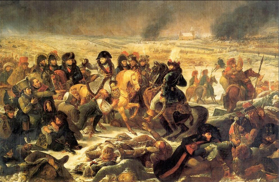 <p>Gros, Napoleon at the Battle of Eylau, 1808</p>