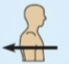 <p>Toward or at the back of the body.</p>