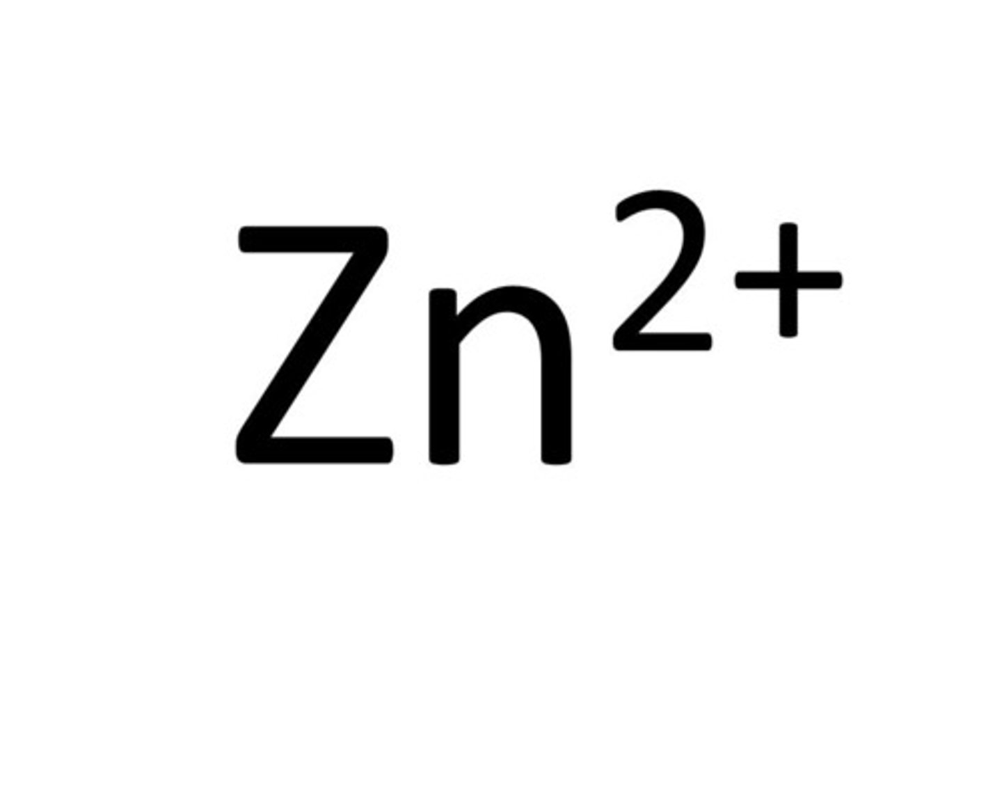 <p>Zn^{2+} </p>