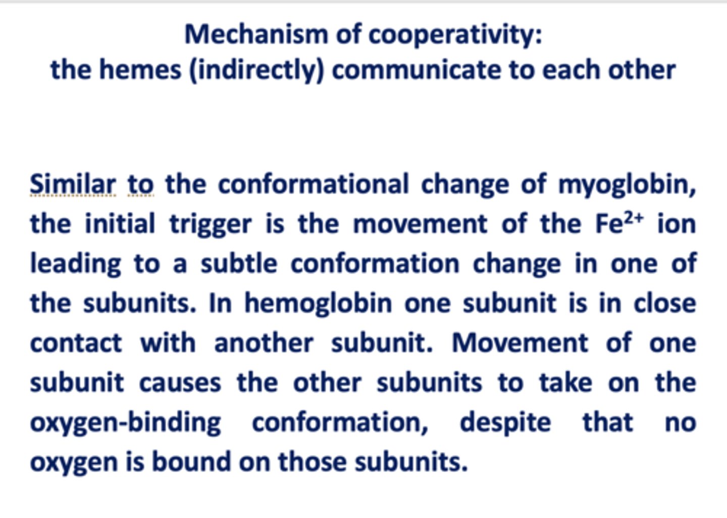 <p>cooperativity</p>