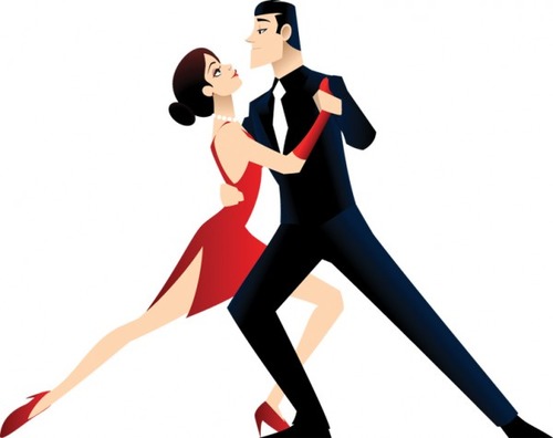 They are dancing (bailando).