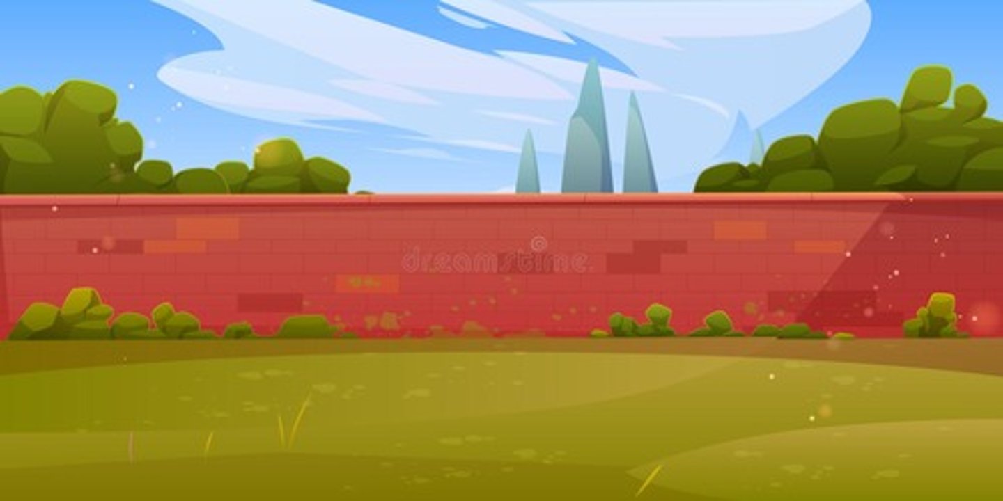 <p>wall (outdoors)</p>