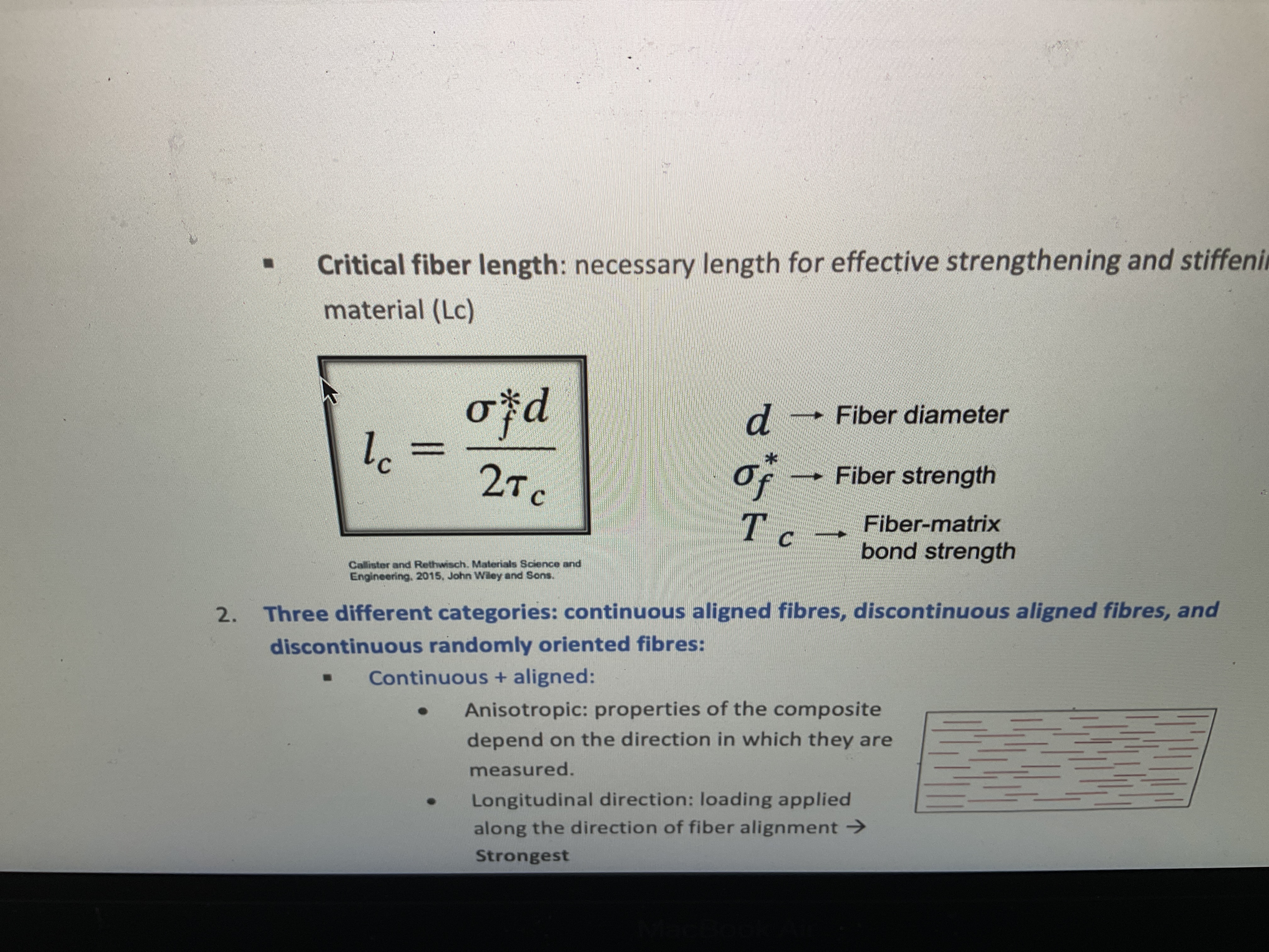 <p>Necessary length for effective strengthening and stiffening of the material (Lc)</p>