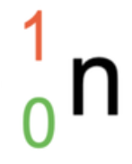 <p>mass number decreases by 1</p><p>atomic number stays the same</p><p>nuclear charge stays the same</p>