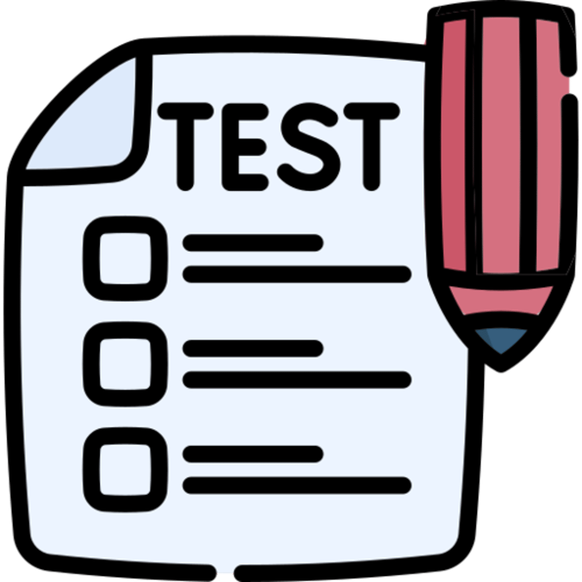 <ul><li><p><strong><mark data-color="red" style="background-color: red; color: inherit;">die</mark> Prüfung, -en</strong></p></li><li><p><strong><mark data-color="blue" style="background-color: blue; color: inherit;">der</mark> Test, -s</strong></p></li></ul><p>‎</p><p>Die <u>Prüfungen</u> sind endlich vorbei.</p><p><em>(The exams are finally over.)</em></p>