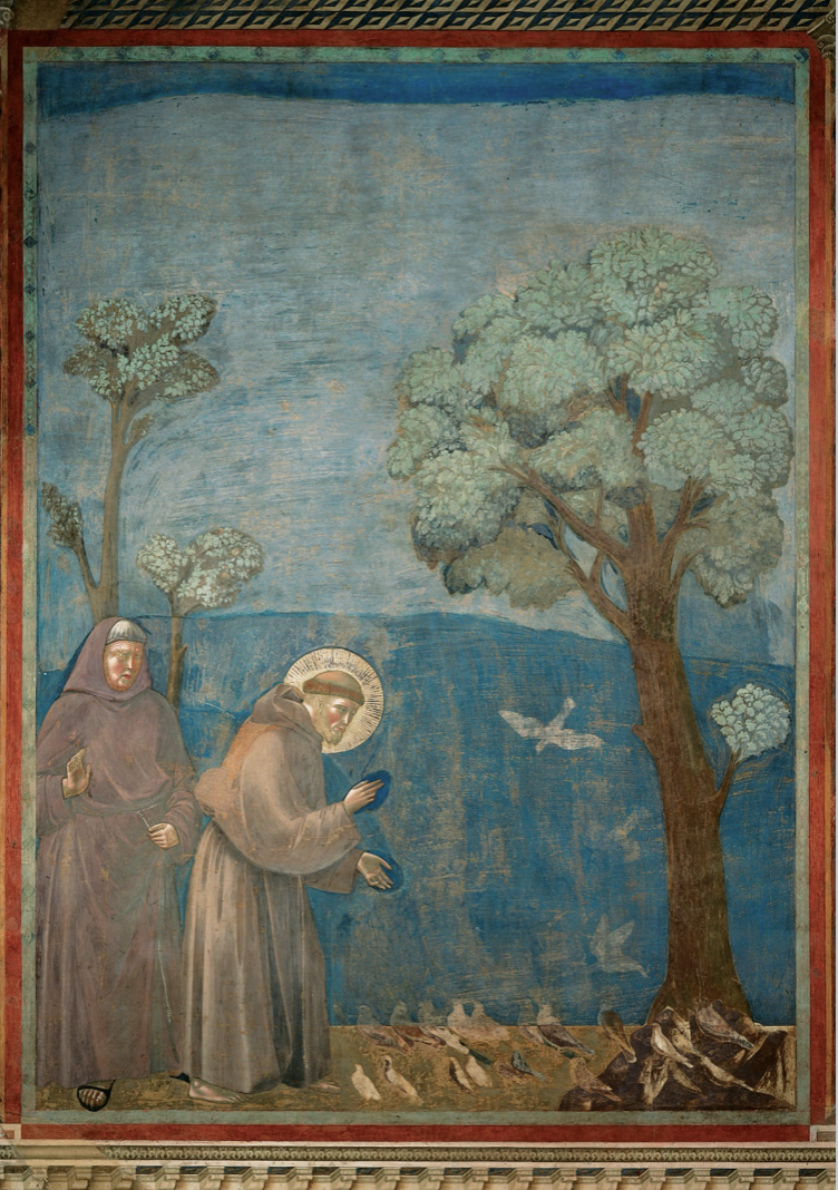 <p>“Saint Francis Preaching to the Birds”</p>