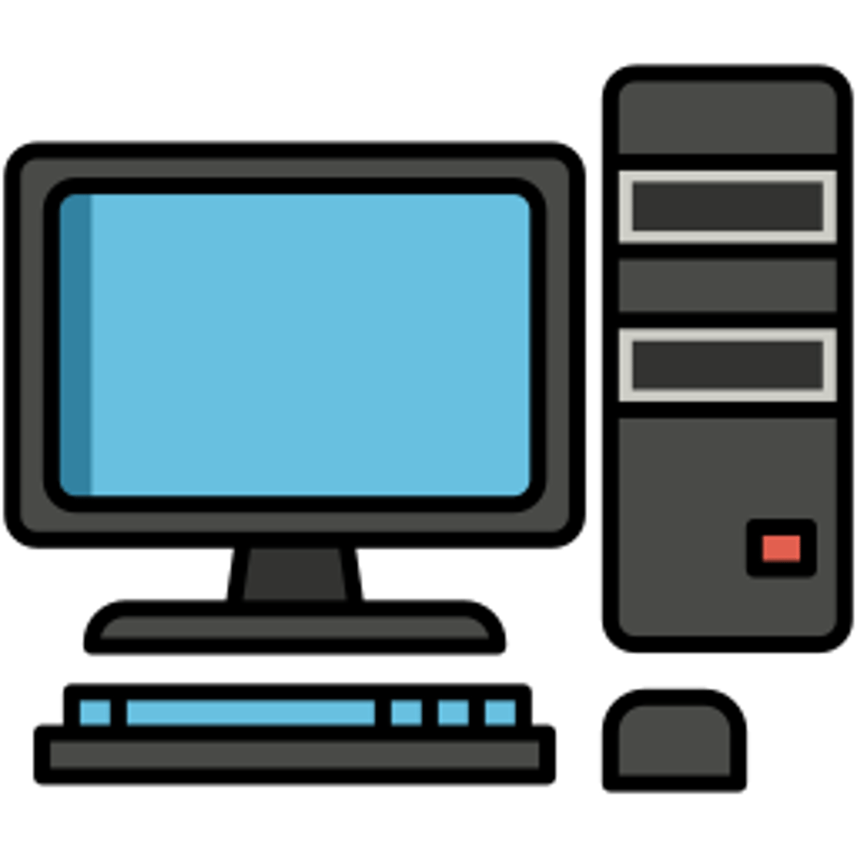 <p><strong><mark data-color="blue" style="background-color: blue; color: inherit;">der</mark> PC, -s</strong></p><p>‎</p><p>Ich schalte den <u>PC</u> jeden Morgen ein.</p><p><em>(I turn on the PC every morning.)</em></p>
