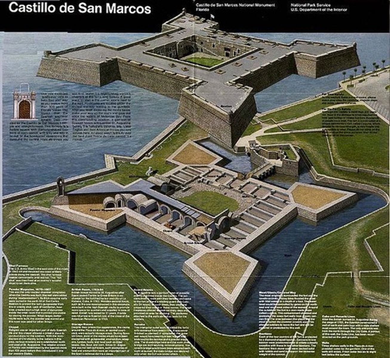 <p>Forts established by the Spanish</p>