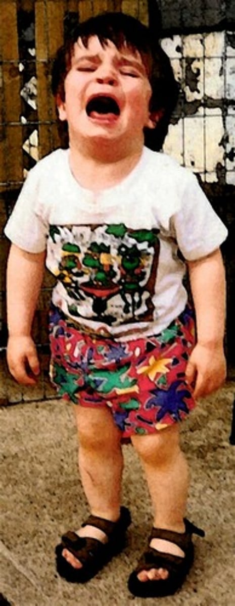 <p>deeply upset; emotionally agitated</p>