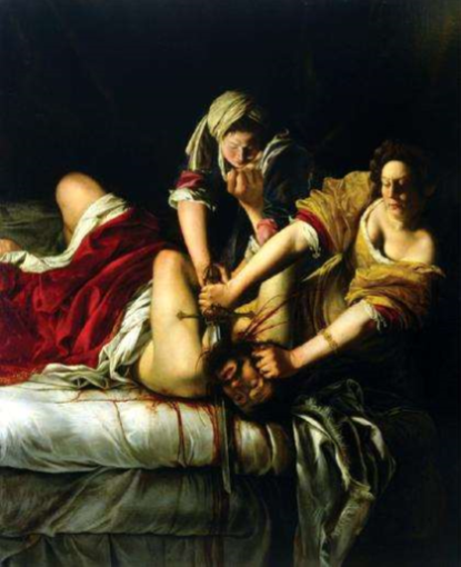 <p>Artemisia Gentileschi, 1612-1613</p>