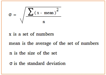 <p>a computed measure of how much scores vary around the mean score</p>