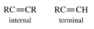 <p>An unsaturated hydrocarbon containing at least one triple bond between carbon atoms. </p>