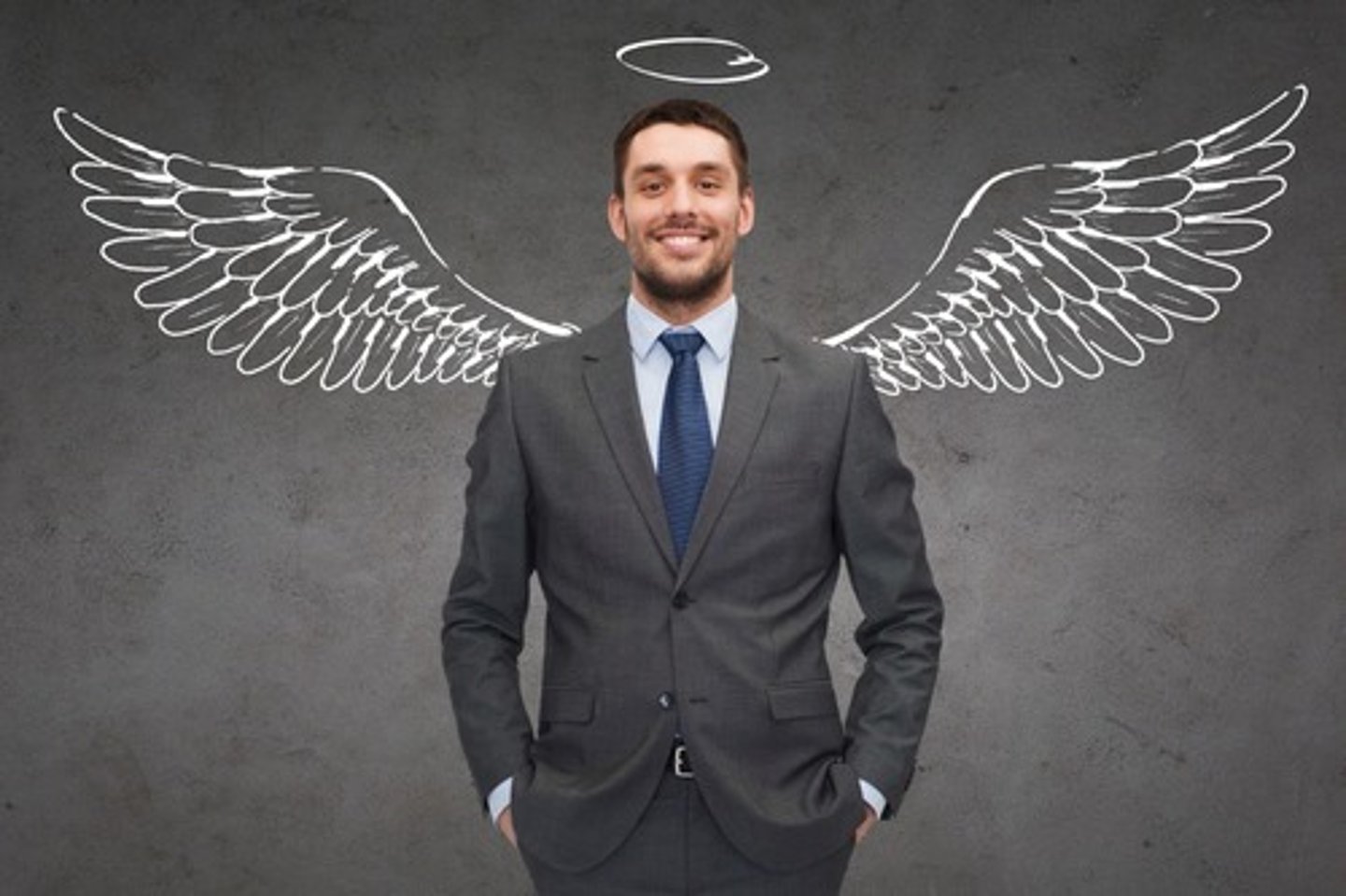 <p>an individual, usually with business experience, who directly invests part of their wealth in new and growing businesses</p>