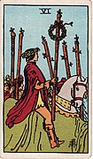 <p>Six of Wands</p>