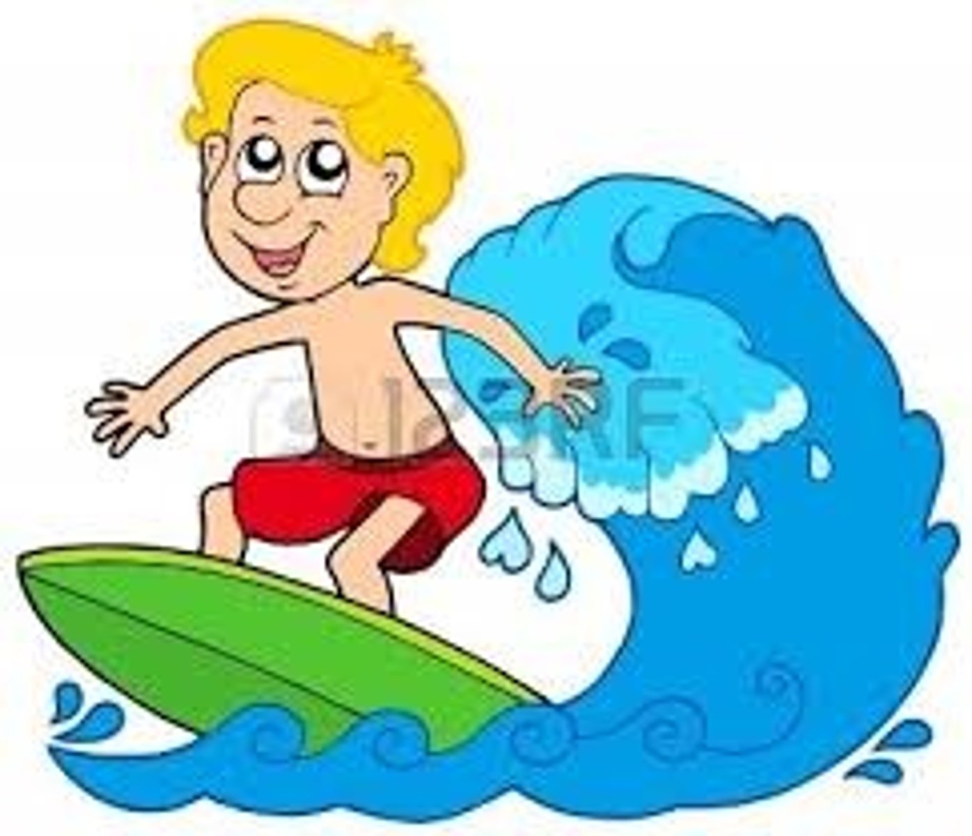 <p>un deporte que se practica en las olas grandes en un cuerpo de agua con una tabla grande</p>