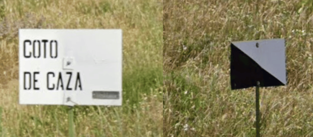 <p>Unique no hunting signs</p>