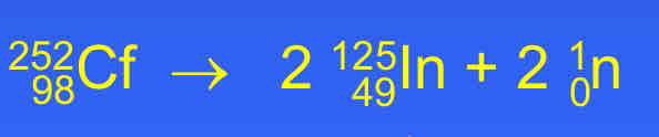 <p>Splitting of nucleus.</p>