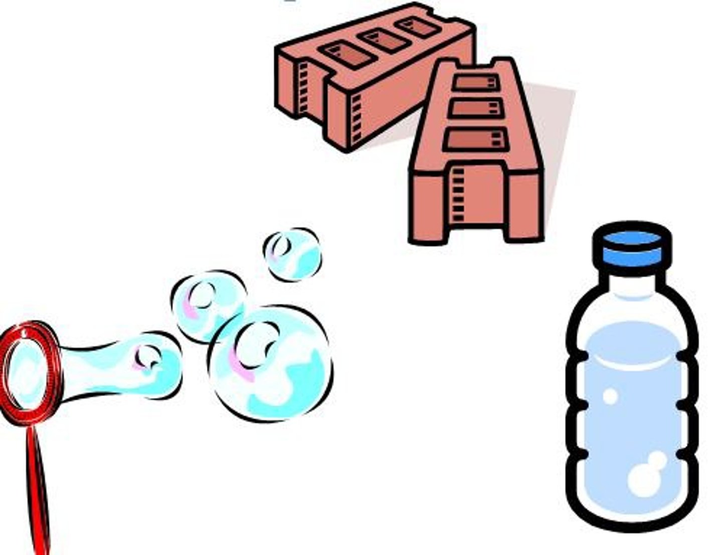 <p>solid, liquid, gas, plasma</p>