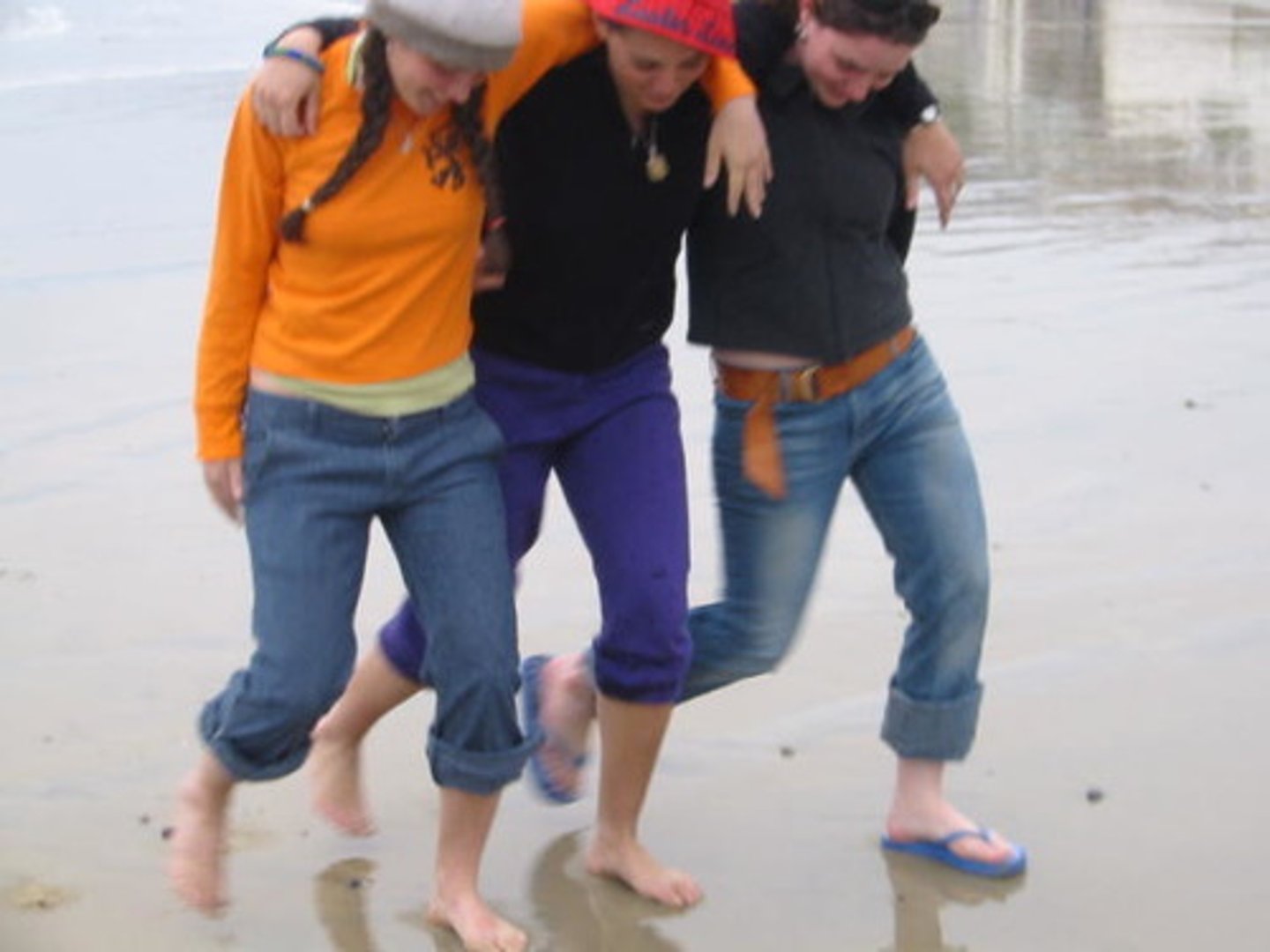 <p>with my/ your friends</p>