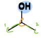 <p>a type of alcohol</p><p>= <mark data-color="blue">OH </mark>is bonded to carbon that is bonded to <strong>two</strong> other carbons</p>