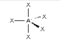 <p>What is the molecular shape? AX<sub>5</sub></p>