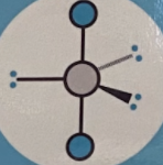 <p><span>2 bonds</span><br><span>3 lone pairs</span><br><span>180°</span></p>