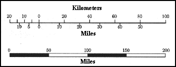 <p>The relationship between the size of an object on a map and the size of the actual feature on Earth&apos;s surface.</p>