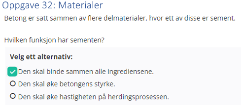 <p>Den skal binde sammen alle ingrediensene</p>