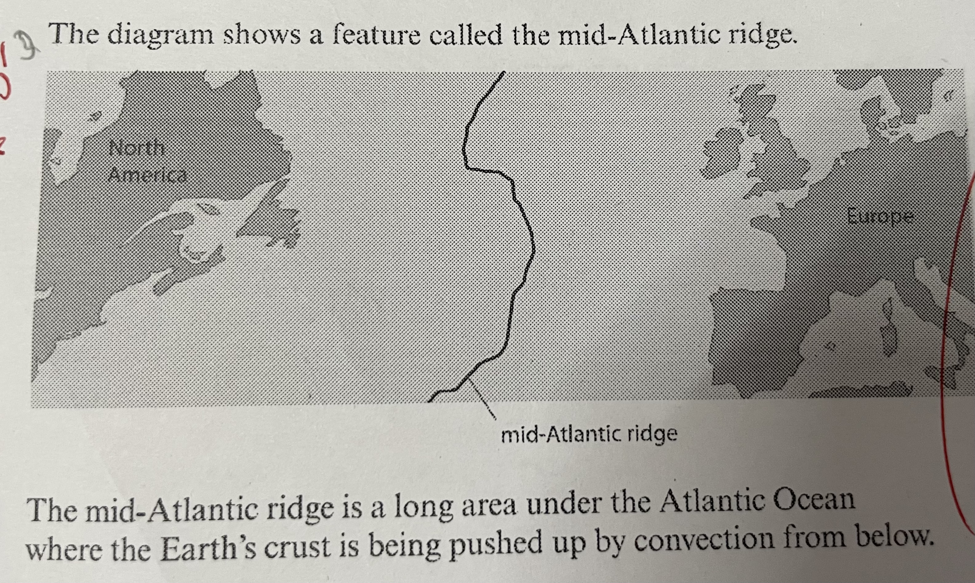 <p>Use this information and ideas about tectonic plates to suggest why the continents of North America and Europe are moving away from each other.</p>