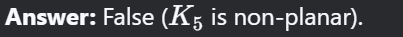<p>False</p>