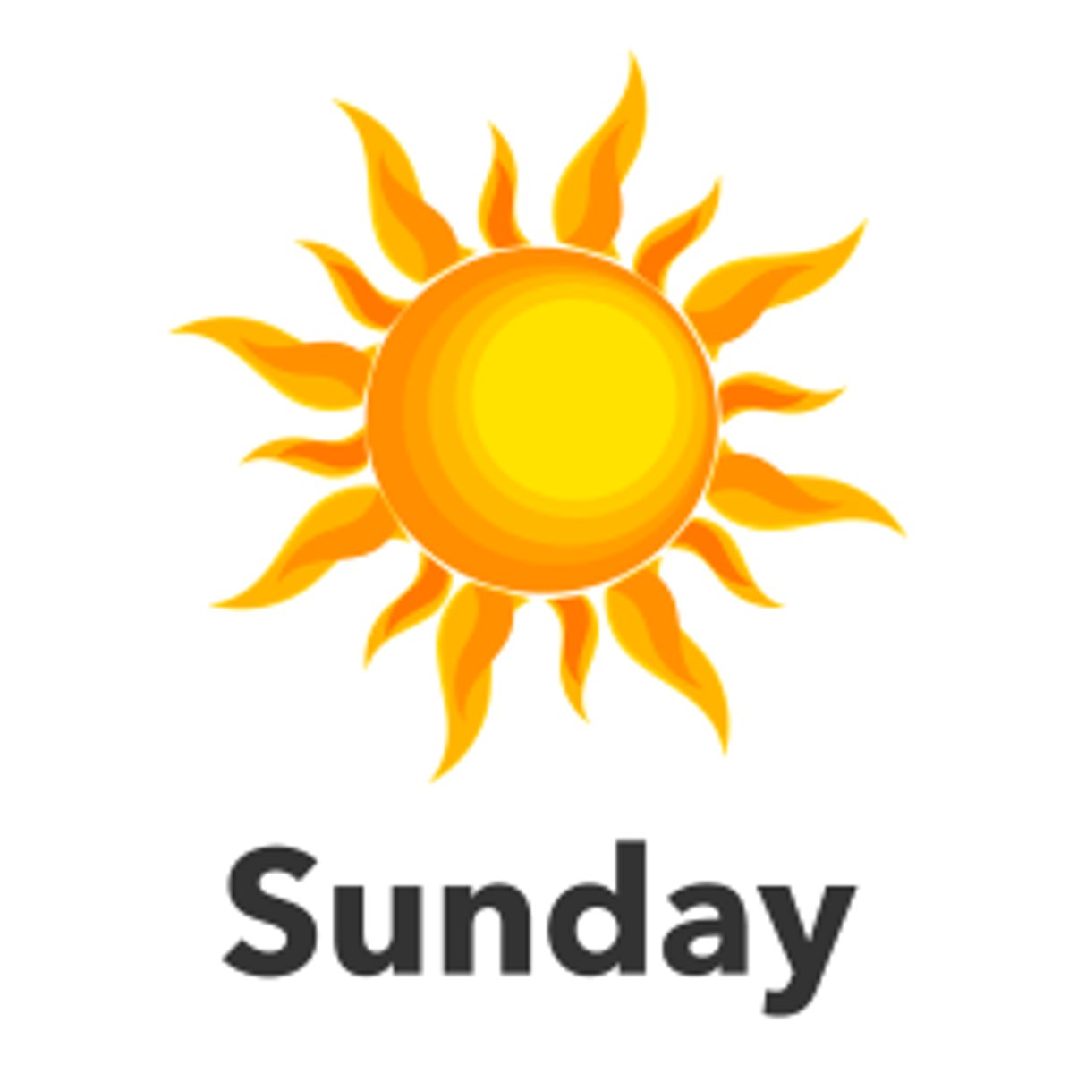 <p>Sunday</p>