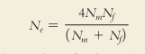 <p>the number of individuals in a population who contribute offspring to the next generation</p>