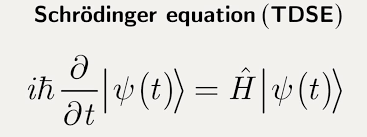 <p>H^hat =- (hbar²/2m)  grad² + V.</p><p>TISE is just H^hat phi=E^hat phi</p>