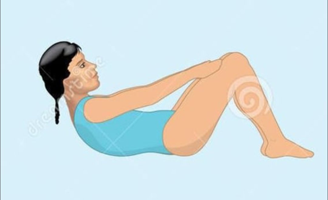 <p>1. Lie on your back on a firm surface with knees bent and feet flat on the bed</p><p>2. <mark data-color="red" style="background-color: red; color: inherit;">Place your hands on the front of your thighs and pull your tummy in</mark></p><p>3. <mark data-color="red" style="background-color: red; color: inherit;">Lift your head off the pillow</mark></p><p>4. <mark data-color="red" style="background-color: red; color: inherit;">Hold for three seconds</mark>, then slowly return to starting position</p><p>5.<mark data-color="blue" style="background-color: blue; color: inherit;"> Repeat ten times daily</mark></p>