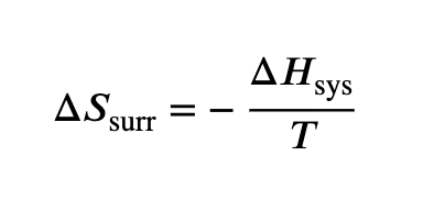 <ul><li><p>When a process <strong>releases heat</strong> to the surroundings, the surroundings’ entropy <strong>increases</strong> (energy spreads out).</p></li><li><p>When a process <strong>absorbs heat</strong> from the surroundings, the surroundings’ entropy <strong>decreases</strong> (energy becomes less spread out).</p></li><li><p></p></li></ul><p></p>