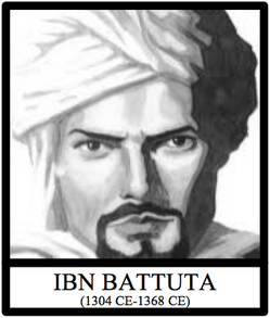 Moroccan Muslim scholar, the most widely traveled individual of his time. He wrote a detailed account of his visits to Islamic lands from China to Spain and the western Sudan.