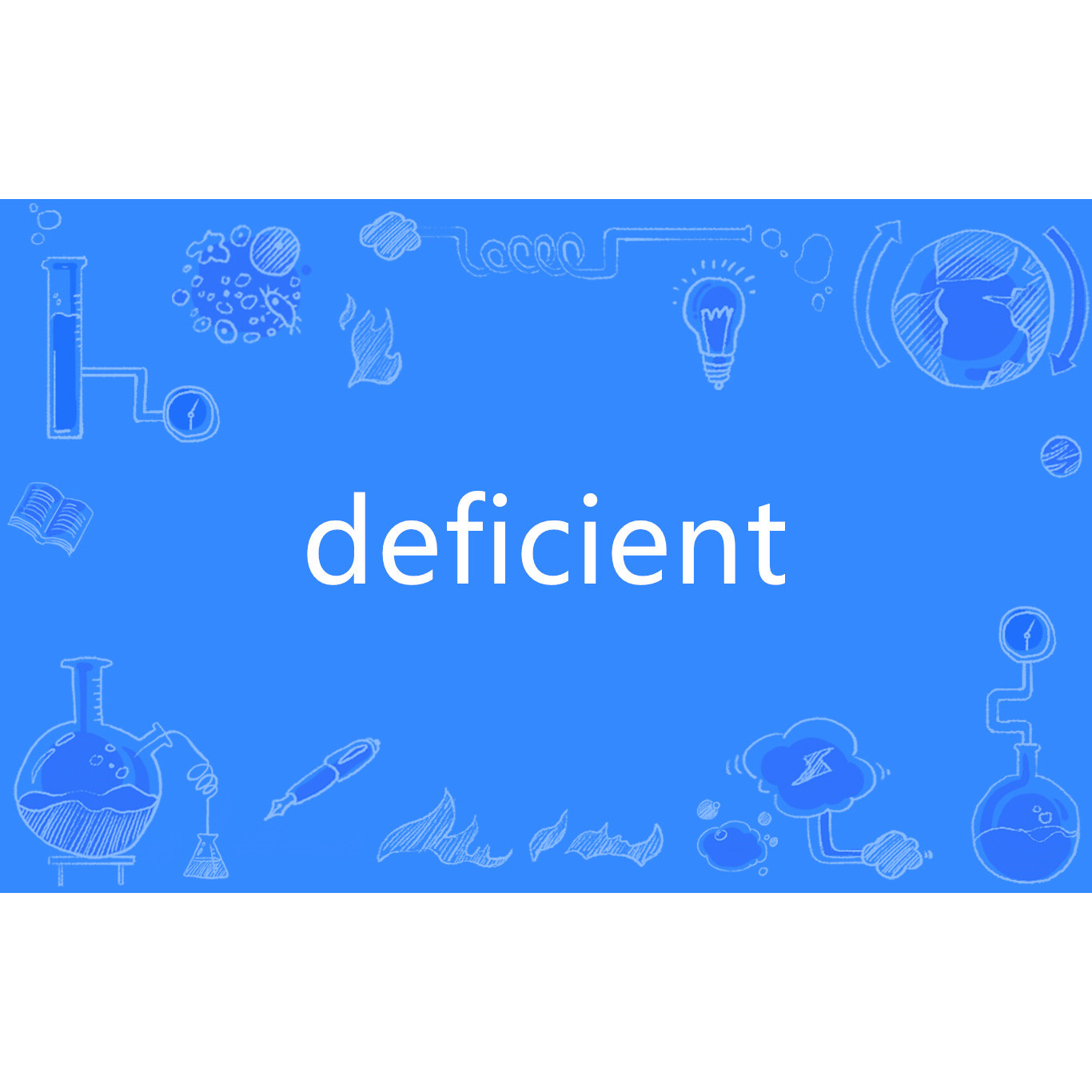 <p>deficient</p>