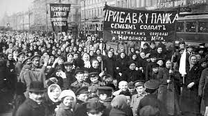 <p>The event in Russia that led to the overthrow of the Tsarist autocracy. It started with protests and strikes in Petrograd, demanding an end to food shortages and the ongoing war. The revolution escalated, and the Tsar abdicated, marking the end of Romanov rule.</p>