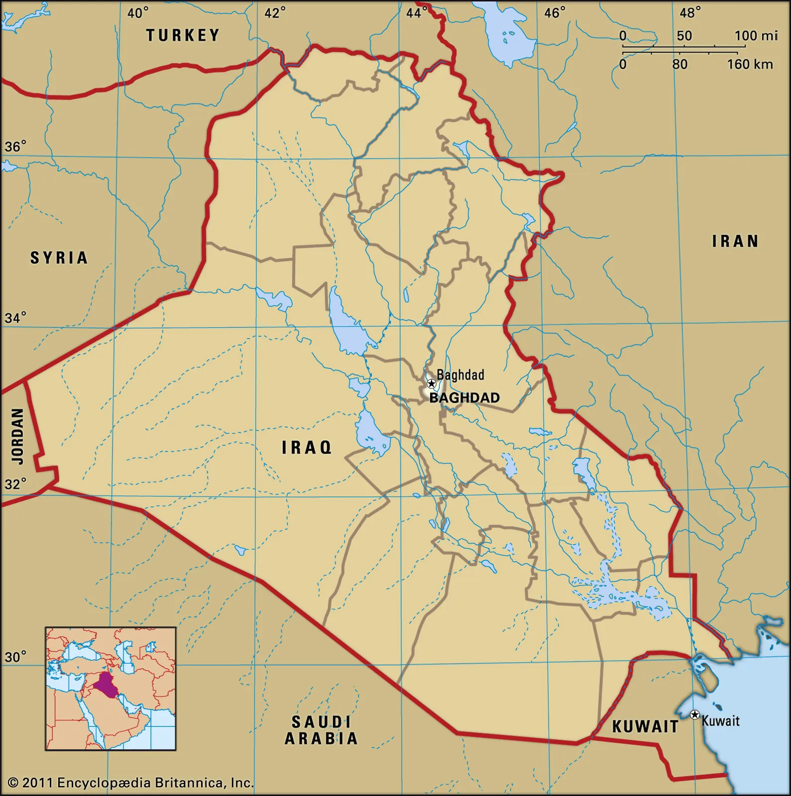 Baghdad is the capital of Iraq and the second-largest city in the Arab world after Cairo. It is located on the Tigris near the ruins of the ancient city of Babylon. In 762 CE, Baghdad was chosen as the capital of the Abbasid Caliphate, and became its most notable major development project. 