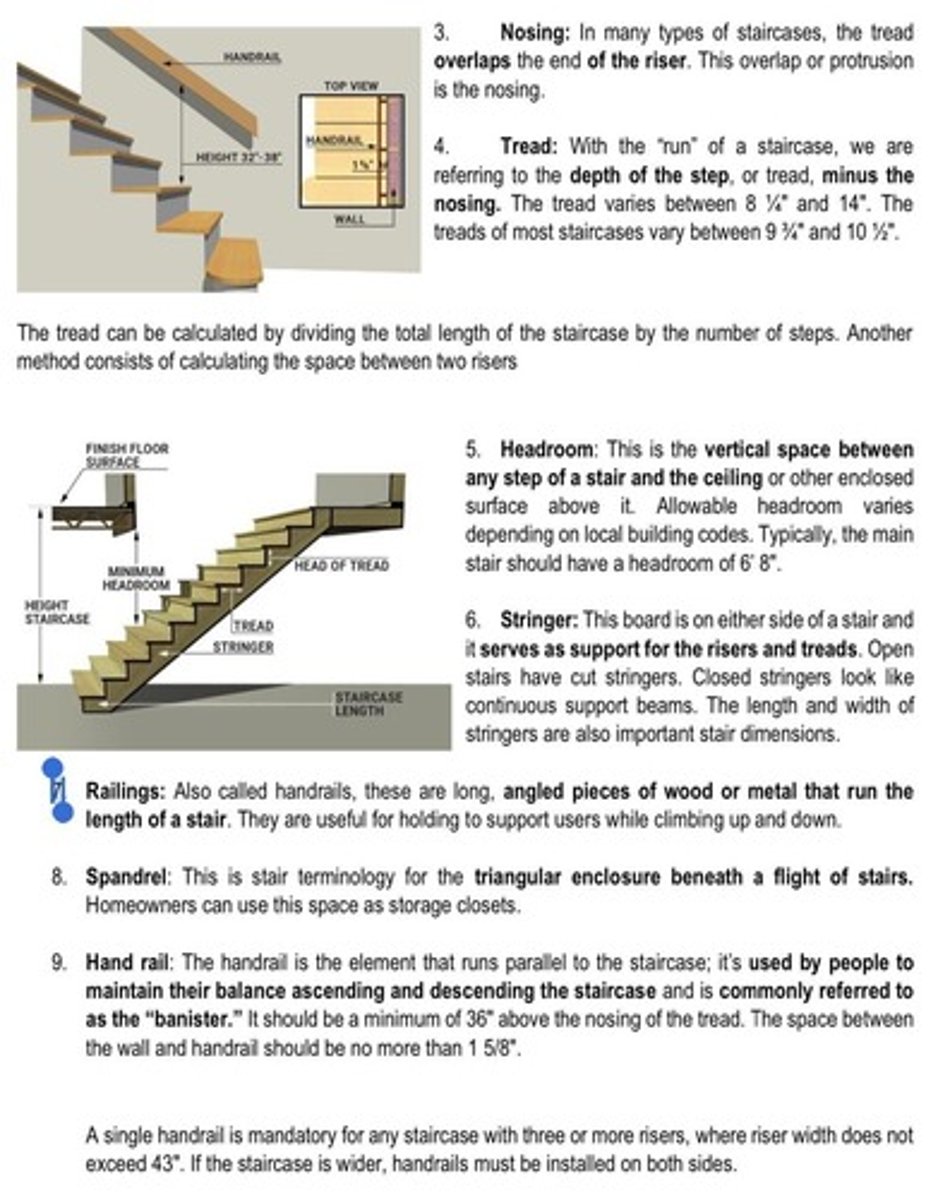 <p>The vertical distance between the top of the lower finished floor to the top of the upper level finished floor.</p>