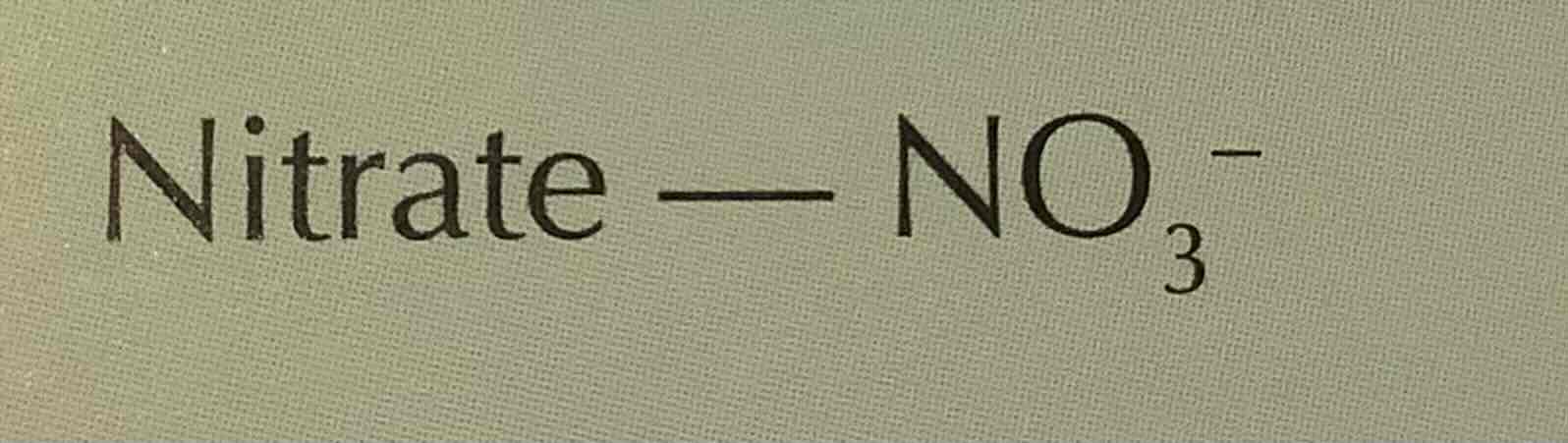 <p>NO3-</p>